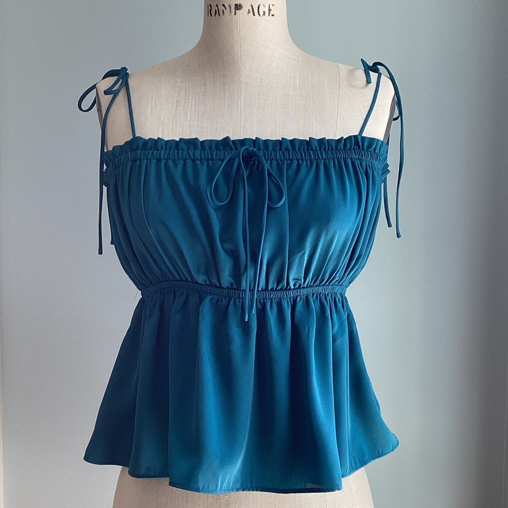 Forever 21 Teal Cami Size Large NWT